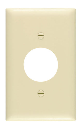 Pass & Seymour Single Receptacle Openings, One Gang, Ivory