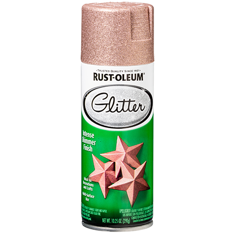 Rust-Oleum® Glitter Spray Paint Rose Gold (10.25 Oz, Rose Gold)