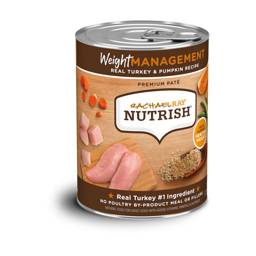 Rachael Ray® Nutrish® Premium Paté Weight Management Real Turkey & Pumpkin Recipe Wet Dog Food (13 Oz)