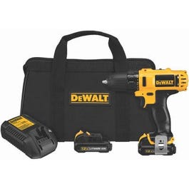 12-Volt Compact Cordless Drill / Driver Kit, 3/8-In., 2 Lithium-Ion Batteries