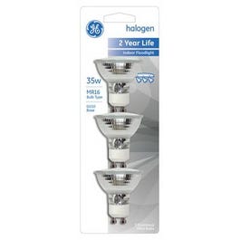 Quartz Halogen Light Bulb, 35-Watts, 3-Pk.