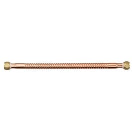 Water Heater Connector, Corrugated Copper, 3/4 FIP x 12-In.