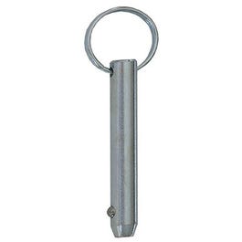 Ring Detent Pin, Quick-Release, 1/4 x 2-In.