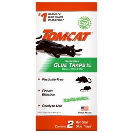 Rat Glue Traps, Super Hold, 2-Pk.