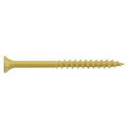 Deck Plus Wood Screws, Self-Drilling, Tan Ceramic, 2-In. x #8, 1-Lb.