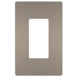 Radiant 1-Gang Plastic Wall Plate, Nickel