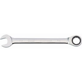 SAE Ratcheting Combination Wrench, Long-Panel, 7/8-In.