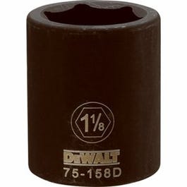 SAE Impact Socket, 6-Point, 3/4-In. Drive, 1-1/8-in.