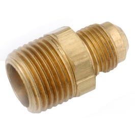 Brass Flare Connector, Lead-Free, 1/2 x 3/8-In. MIP