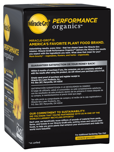 Miracle-Gro® Performance Organics® All Purpose Plant Nutrition (1 lbs)