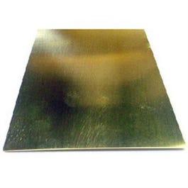 Brass Sheet Metal, .005 x 4 x 10-In.