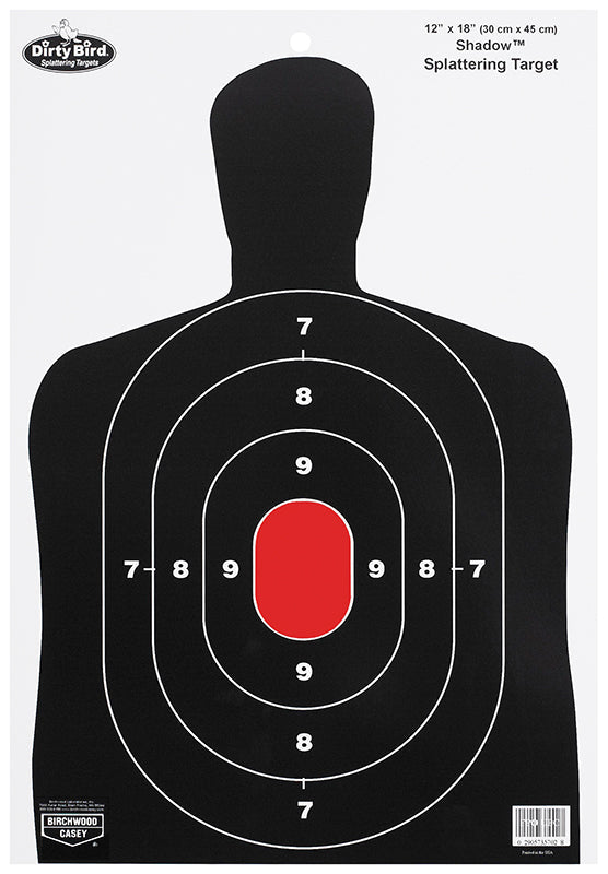 Birchwood Casey 35707 Dirty Bird BC-27 Silhouette Hanging Tagboard Target 12