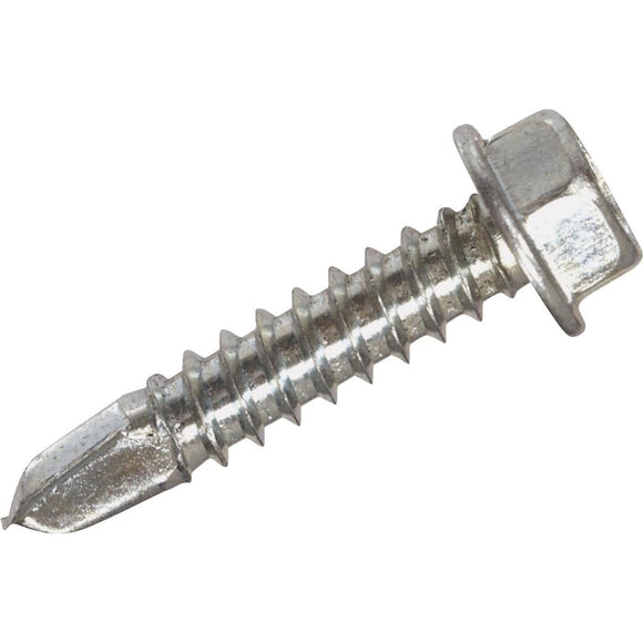 Hillman #10 - 16 x 2 In. Hex Washer Head Self-Drilling Sheet Metal Screw (100 Ct.)