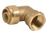 Sharkbite Brass Push Female Adapter Elbow