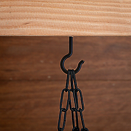 National Hardware Ceiling Hooks #3, 4-1/8, Storm Shine
