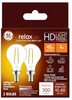 GE LED Ceiling Fan Light Bulbs, A15, Soft White, Clear, 300 Lumens, 4 Watt, 2-Pk.