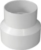 Genova Products PVC DWV Sewer Pipe Adapter Coupling