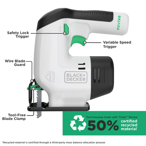 Black+Decker reviva™ 12V MAX* Jigsaw