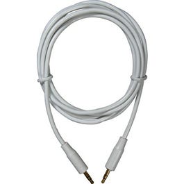 MP3 Audio Cable, White, 3.5mm, 6-Ft.