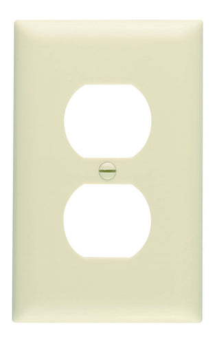 Pass & Seymour Duplex Receptacle Openings, One Gang, Ivory