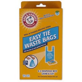 Dog Waste Bags, With Dispenser, 75-Ct.