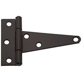 Extra Heavy T-Hinge, Black, 4-In.