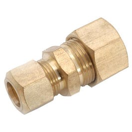 Brass Compression Reducing Union, Lead-Free, 5/8 x 3/8-In.