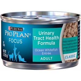 Cat Food, Urinary Tract Health, White Fish, 3-oz.