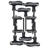 Hex Wrench Set, SAE & Metric, T-Handle, 10-Pc.