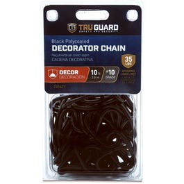 Decorator Chain, Black, 10-Ft.