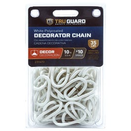 Decorator Chain, White, 10-Ft.