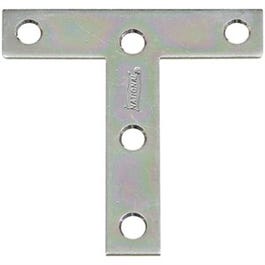 2-Pk., 3 x 3-In. Zinc T Plate