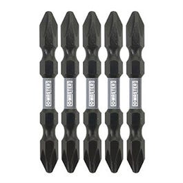 Double End Impact Screwdriver Bit, #2 Phillips, 5-Pk.