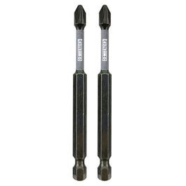 Impact Power Bit, Phillips #2, 3.5-In., 2-Pk.