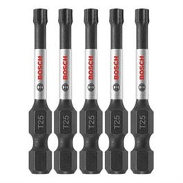 Impact Tough Power Bit, #25 Torx, 2-In., 5-Pk.