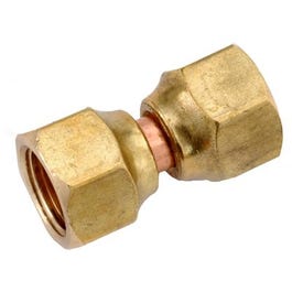 Brass Flare Connector, Lead-Free, 3/8-In. Swivel