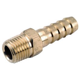 Brass Barb Insert, Lead-Free, 3/8 Hose ID x 1/4-In. MPT