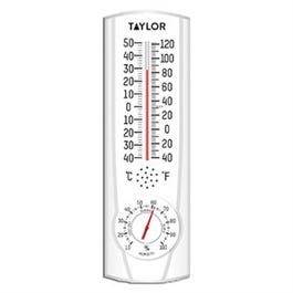 Indoor/Outdoor Thermometer/Hygrometer, 9-In.