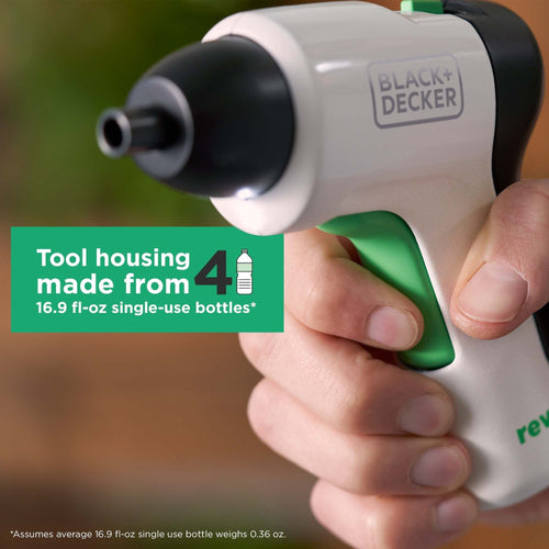 Black & Decker Reviva™ 4V MAX* Cordless Screwdriver USB Chargeable