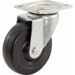 4-Inch Rubber Swivel Plate Caster