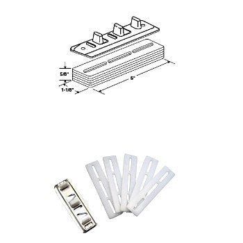 PrimeLine/SlideCo N6661 Sliding Closet Door Guide & Carpet Riser