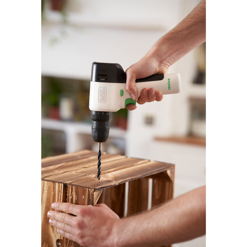 Black & Decker Reviva™ 12V MAX* Cordless Drill with Charger and Double-Ended Screwdriver Bit