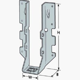 Face Mount Joist Hanger Z-Max, Double, 2 x 10-In.