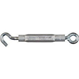 Hook & Eye Turnbuckle, Zinc, 7/32 x 6.5-In.