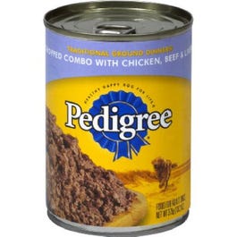 Dog Food, Chicken Beef & Liver, 13.2-oz.