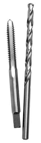 Century Drill And Tool Carbon Steel Plug Tap 14-20 And #10 Wire Gauge Drill Bit Combo Pack