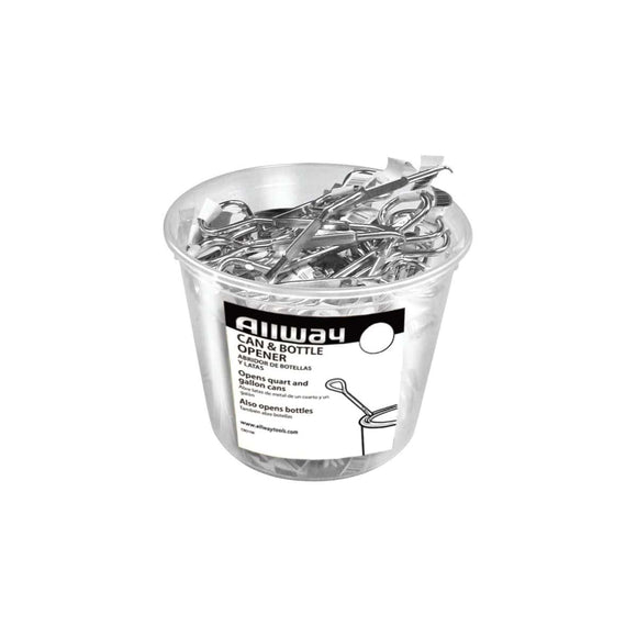 Allway Can and Bottle Opener, 100/Bucket, Labelled