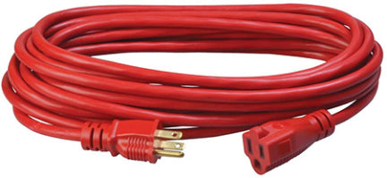 OUTDOOR CORD 25 FT 14/3 SJTW RED