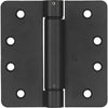 National 4 In. Oil Rubbed Bronze 1/4 In. Radius Spring Door Hinge