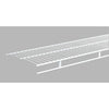 ClosetMaid 6 Ft. W. x 12 In. D. Ventilated Wire Shelf & Rod, White